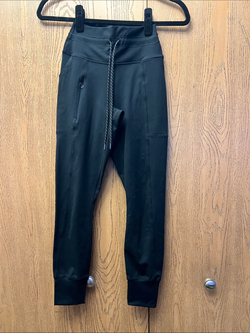 90 Degree By Reflex Black High-Waist Athletic Jogger Pants